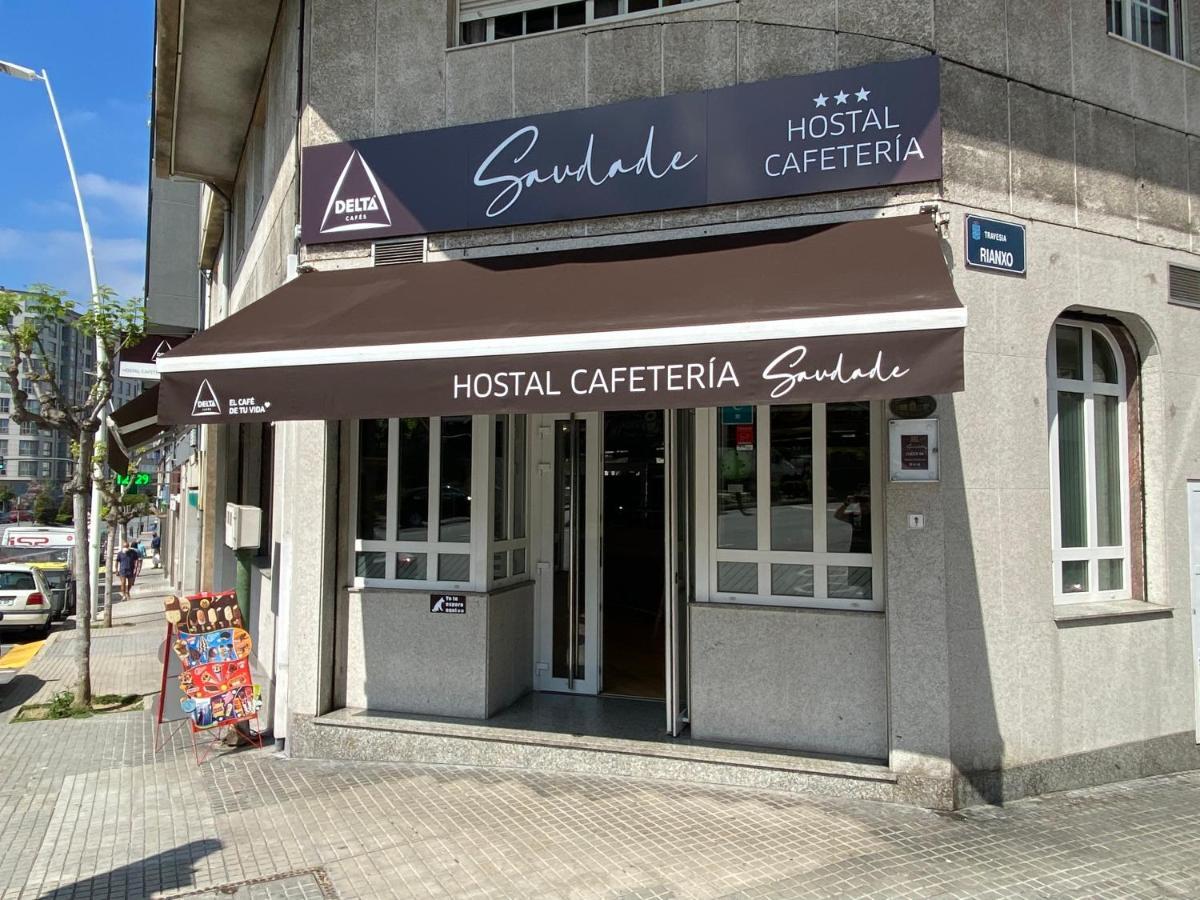 Saudade Hostal Cafeteria A Coruña Exterior foto